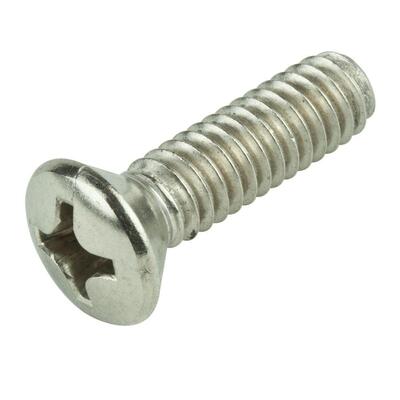 10F125MPO0Z 10-32 X 1 1/4 PHIL OVAL M/S ZINC